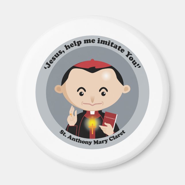 St. Anthony Mary Claret Magnet (Framsidan)