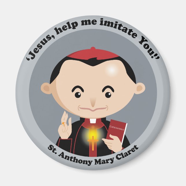 St. Anthony Mary Claret Magnet (Framsidan)