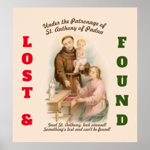 St Anthony of Padua, Finder of Borttappad Sak (TF Poster