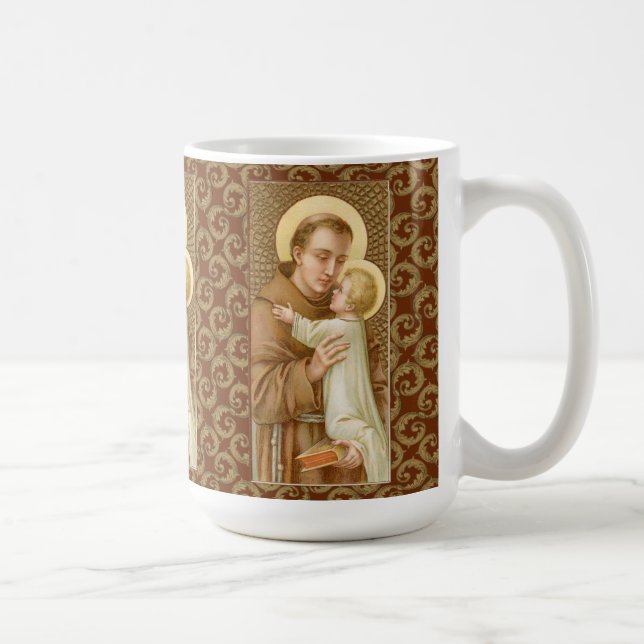 St. Anthony of Padua & the Jesus Child (JM 05) Kaffemugg (Höger)