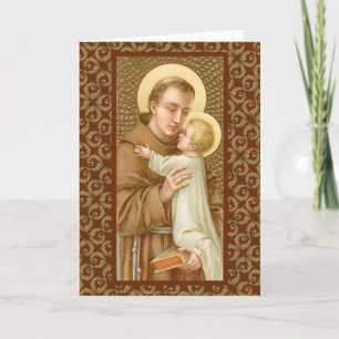 St. Anthony of Padua & the Jesus Child (JM 05) Kort