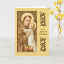 St. Anthony of Padua & the Jesus Child (JM 05) Kort