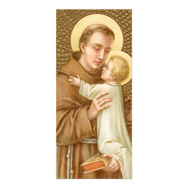 St. Anthony of Padua & the Jesus Child (JM 05) Reklamkort (Framsidan)