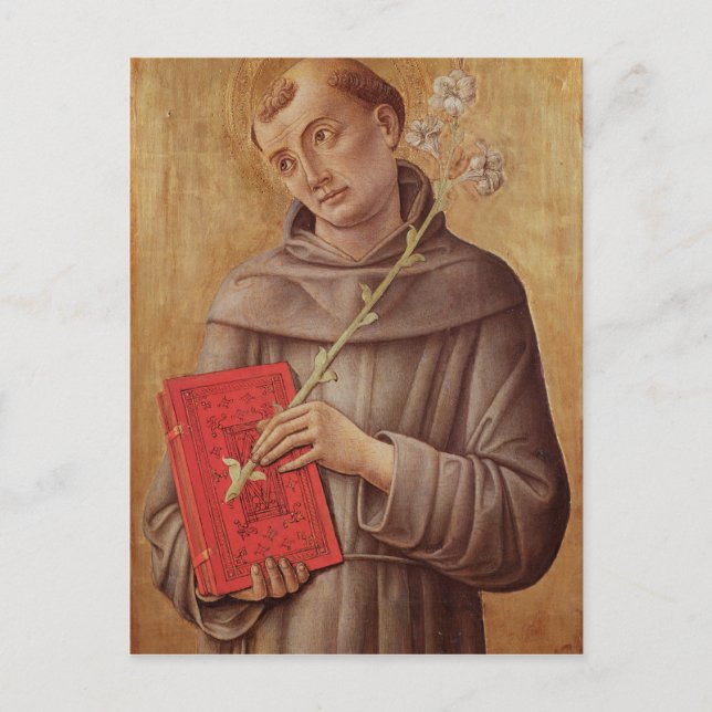St. Anthony of Padua Vykort (Framsida)