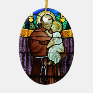 St Anthony prydnad Julgransprydnad Keramik