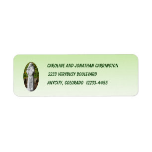 St Anthony Returadress Etikett