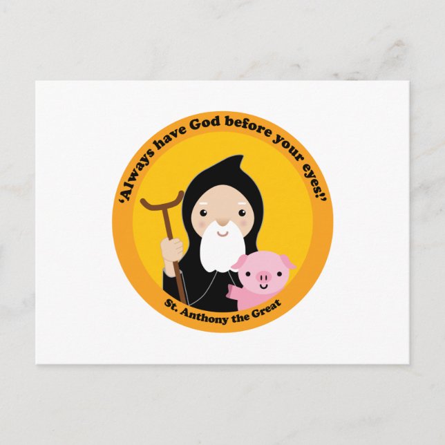 St. Anthony Underbaren Vykort (Framsida)