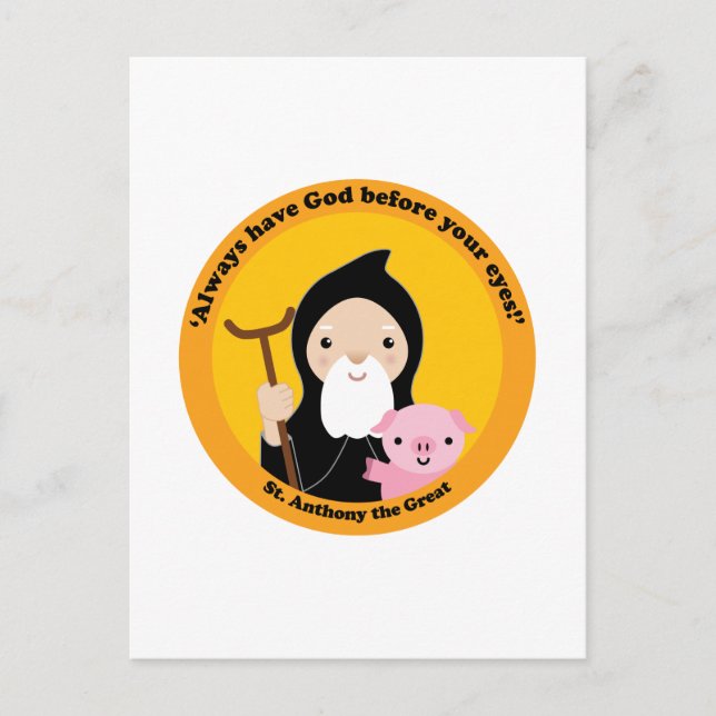 St. Anthony Underbaren Vykort (Framsida)