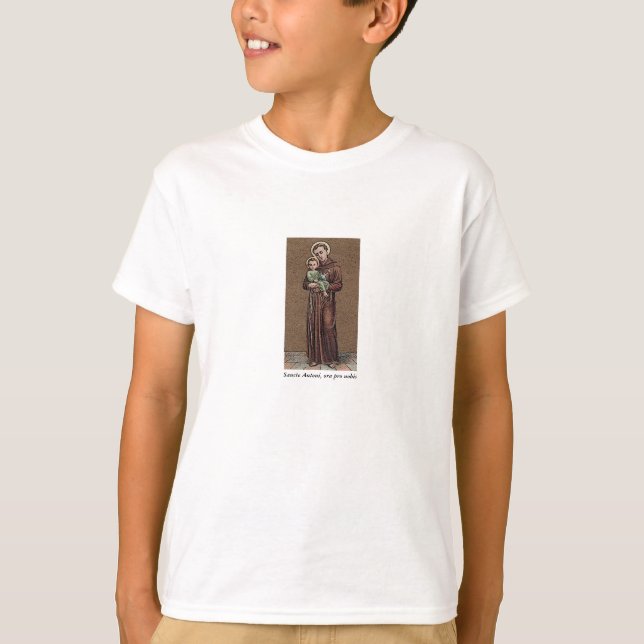 St Anthony utslagsplatsskjorta - latin Tee (Framsida)