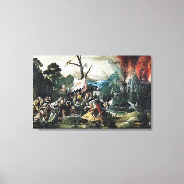 St. Anthonys Temptation Canvastryck (Framsida)