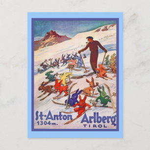 St ANton, Arlberg, Tirol Vykort