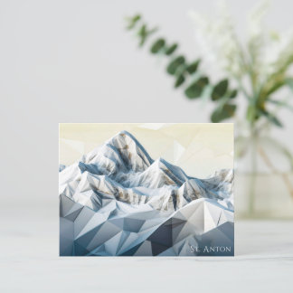 St. Anton Peaks Vykort