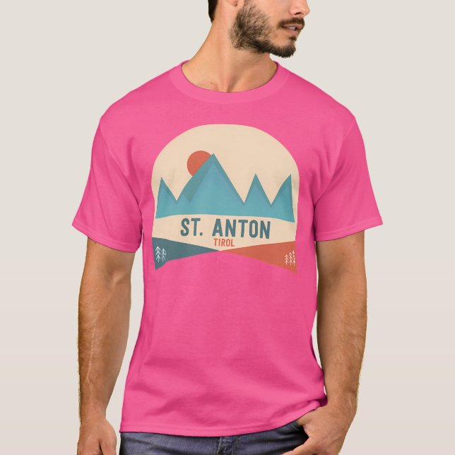 St. Anton Tirol T Shirt (Framsida)