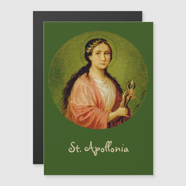 St. Apollonia (BLA 001) 13x18cm (Fram/baksida)