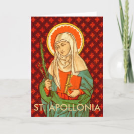 St. Apollonia (VVP 001) Greeting Card #1 Kort