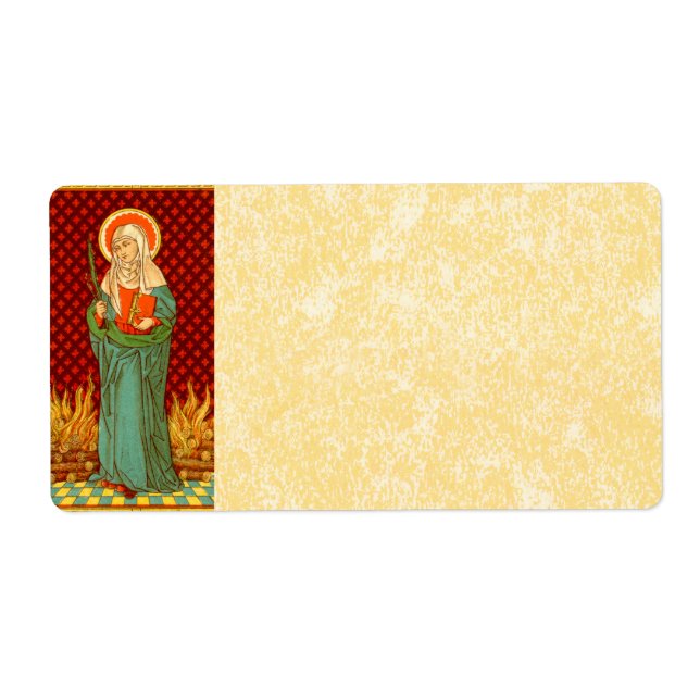 St. Apollonia (VVP 001) Pergament Fraktsedel (Framsidan)