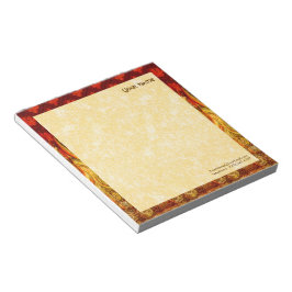 St. Apollonia's Flames (VVP 001a) 5,5"x6"-Lodrät Anteckningsblock