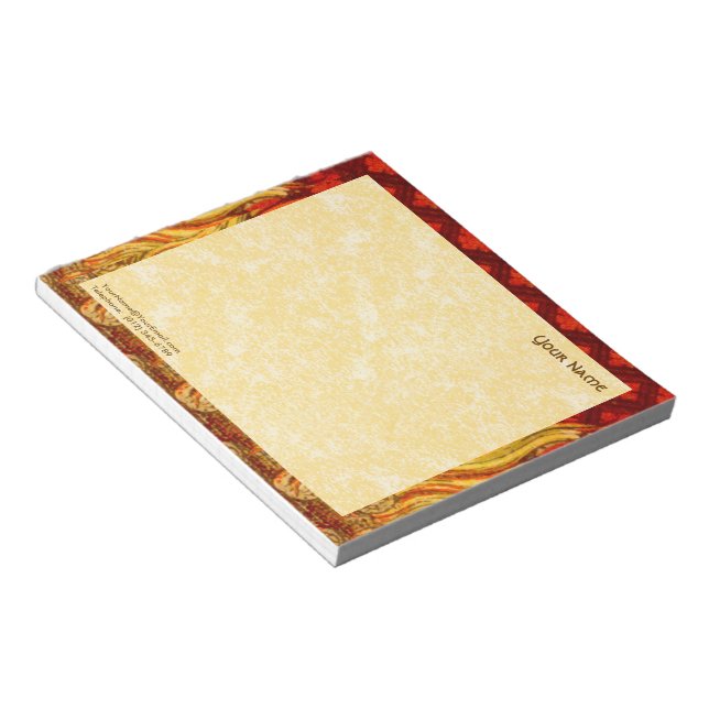 St. Apollonia's Flames (VVP 001a) 6"x5.5" Horizon Anteckningsblock (Vinklad)