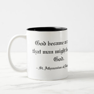 - St. Athanasius av Alexandria Två-Tonad Mugg