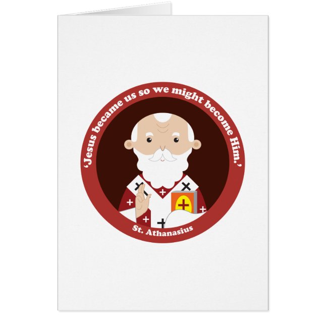 St. Athanasius Hälsningskort (Framsidan)