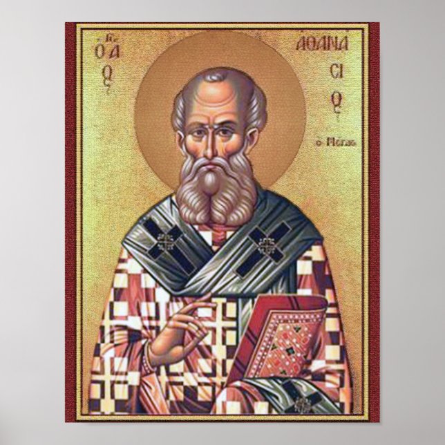 St. Athanasius of Alexandria Poster (Framsidan)
