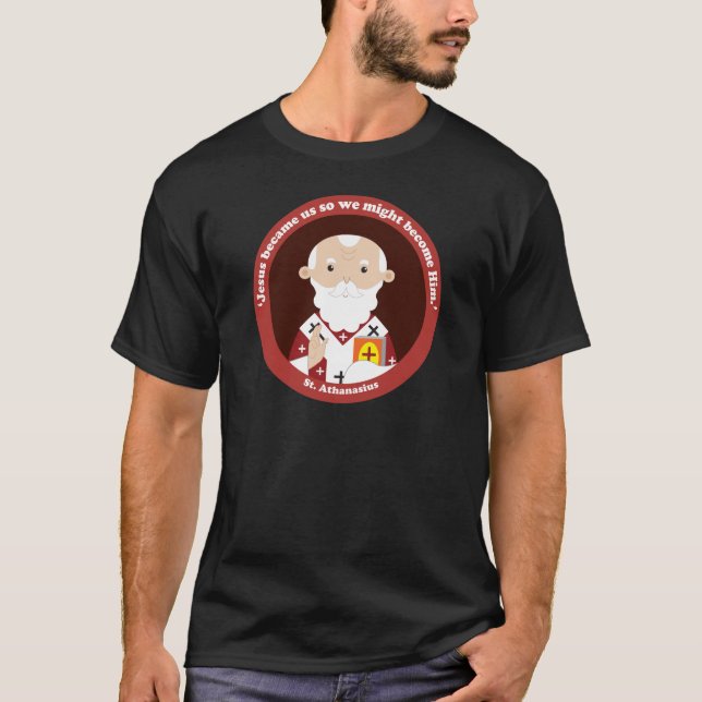 St. Athanasius T Shirt (Framsida)