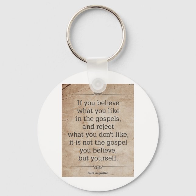 St Augustine #1 Nyckelring (Framsida)