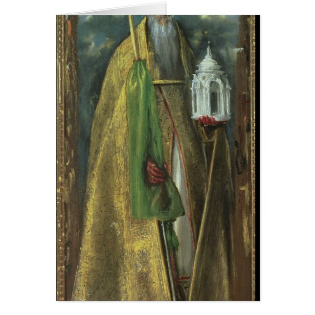 St Augustine av flodhästen 1590 Hälsningskort (Framsidan)
