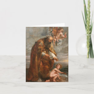 St. Augustine av Peter Paul Rubens Kort