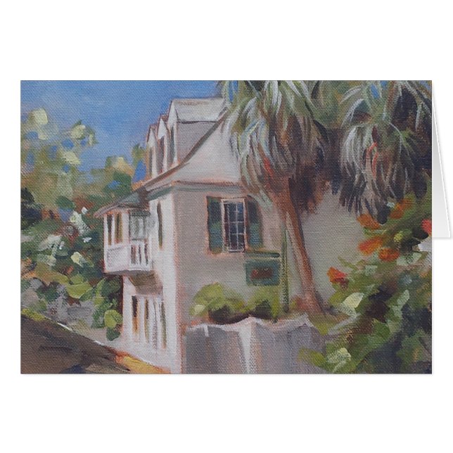 St. Augustine Aviles Street Florida Hälsningskort (Framsidan Horizontal)