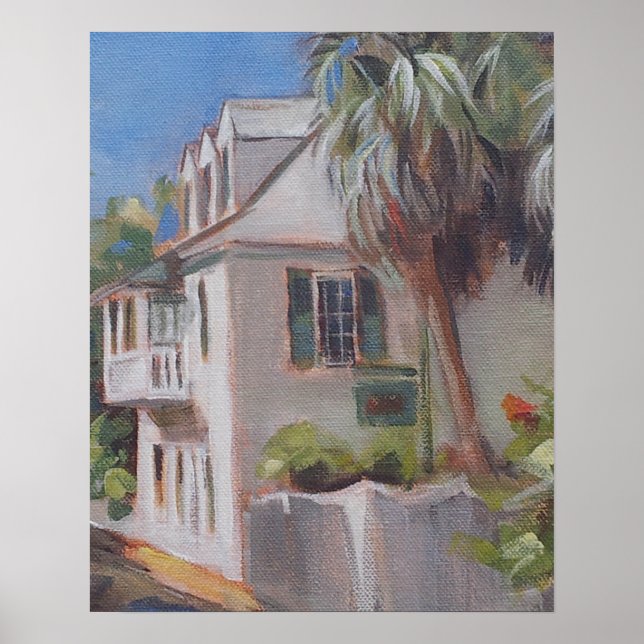 St. Augustine Aviles Street Florida Poster (Framsidan)