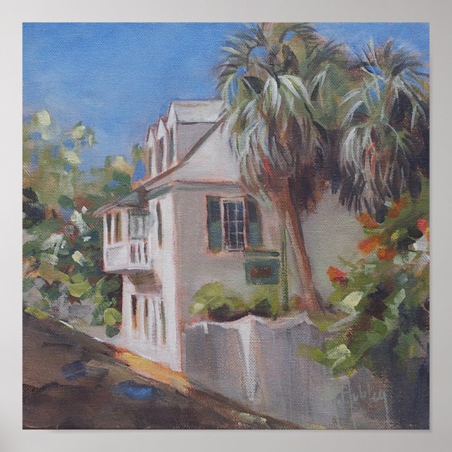 St. Augustine Aviles Street Florida Poster (Framsidan)