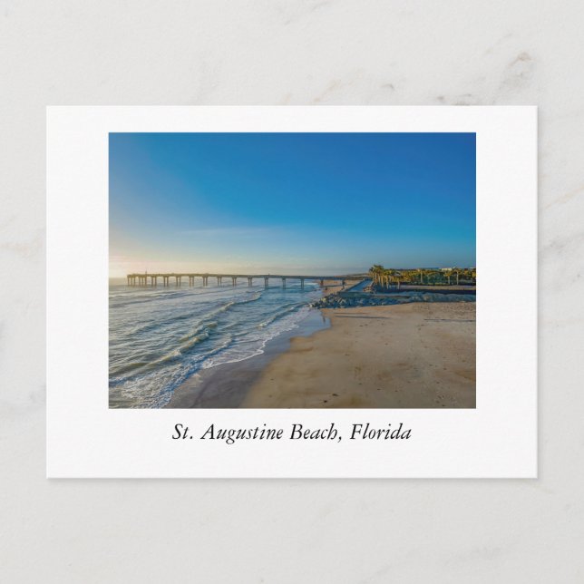 St Augustine Beach Vykort (Framsida)