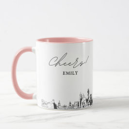 St. Augustine Bröllops Personlig Kaffe Mugg
