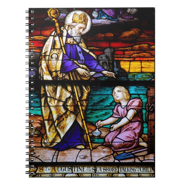 St Augustine christian art Anteckningsbok (Framsidan)