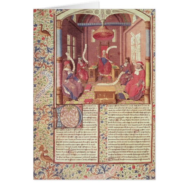 St Augustine Epicurus, Zeno, Antiochus & Hälsningskort (Framsidan)