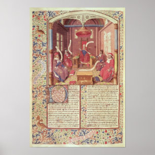 St Augustine Epicurus, Zeno, Antiochus & Poster