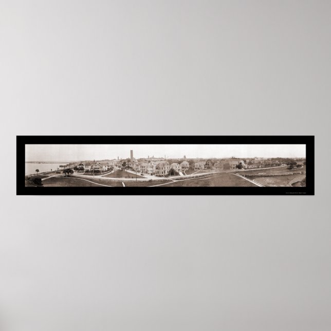 St Augustine FL Photo 1912 Poster (Framsidan)