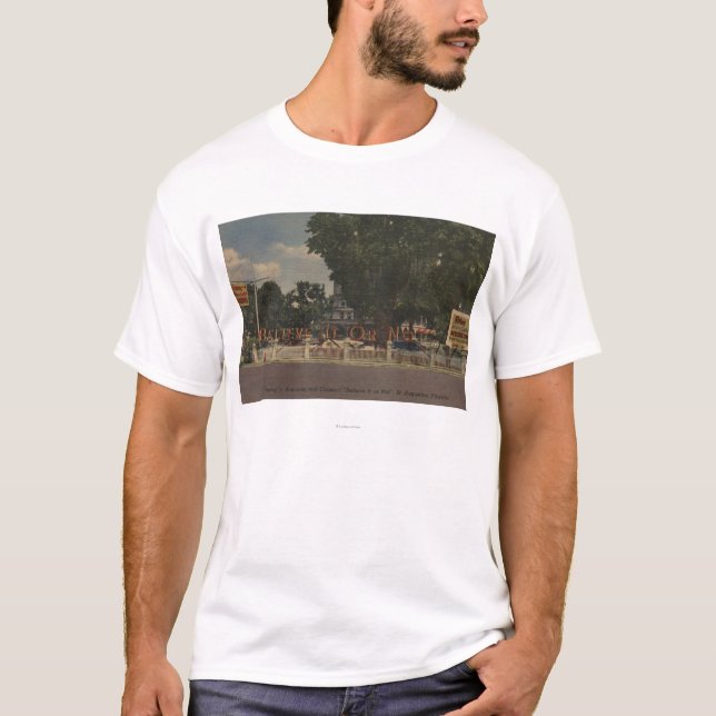 St Augustine FL - Ripleys Tro-den-eller-Inte Tee Shirt (Framsida)