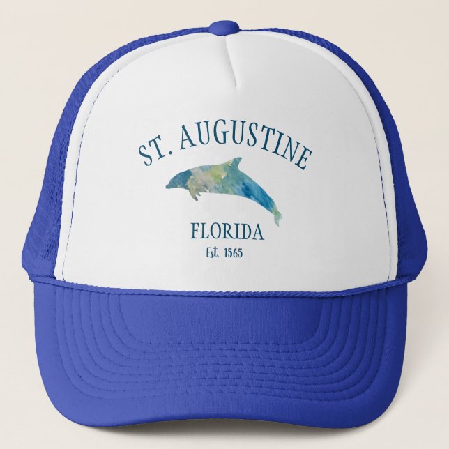 St Augustine Florida Dolphin Keps (Framsida)