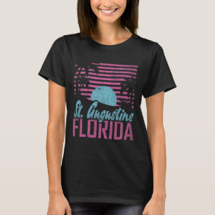 St. Augustine Florida Fl Citrus State Miami Vibes T Shirt