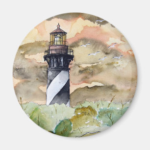 St Augustine Florida fyrmålning Magnet