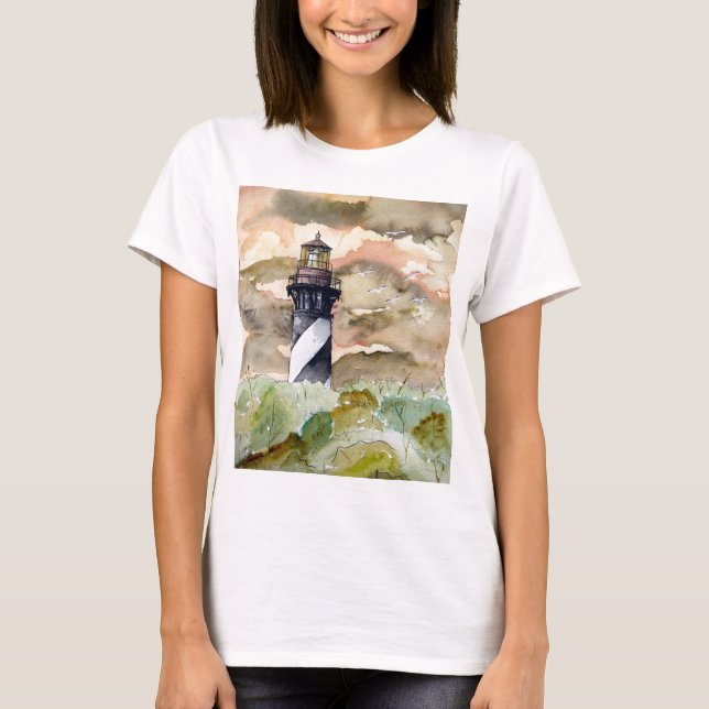 St Augustine Florida fyrmålning Tee (Framsida)