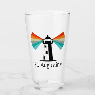 St. Augustine Florida Fyrtorn Regnbåge Glaskopp