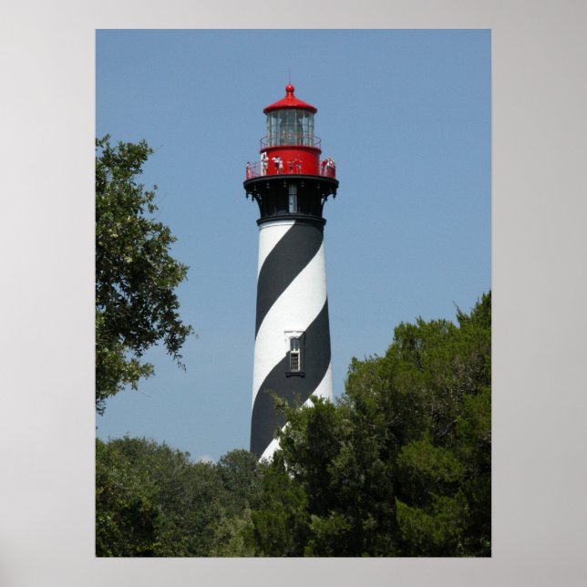 St Augustine Florida Lighthouse Poster (Framsidan)