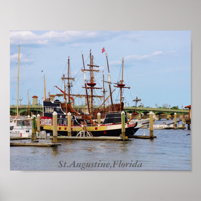 St.Augustine,Florida Poster (Framsidan)