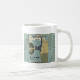 St. Augustine Florida Spanska Fort Poster Kaffemugg