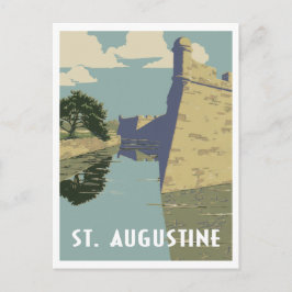 St. Augustine Florida vintage resor Vykort