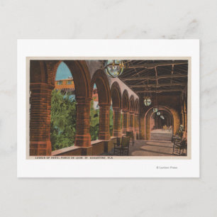 St. Augustine, Florida - Vy över Hotel Ponce de Vykort