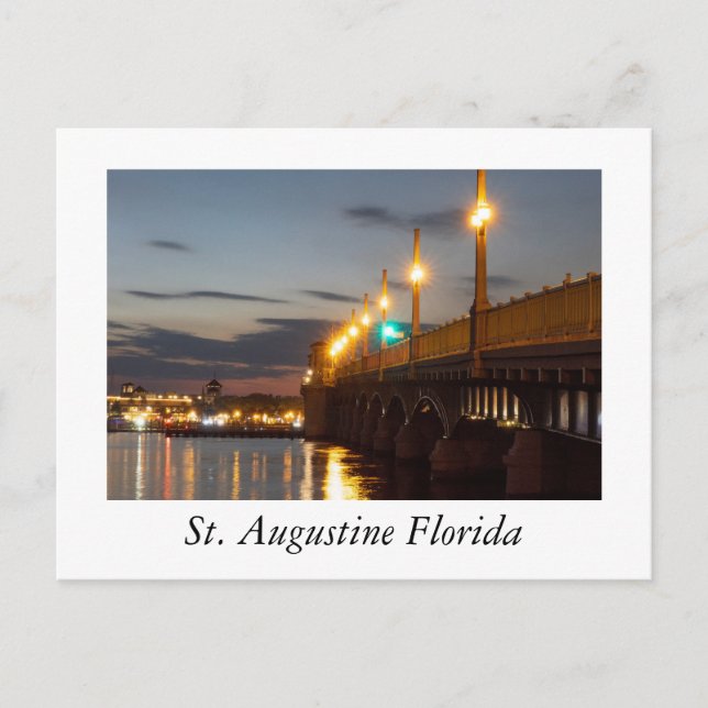 St Augustine Florida Vykort (Framsida)